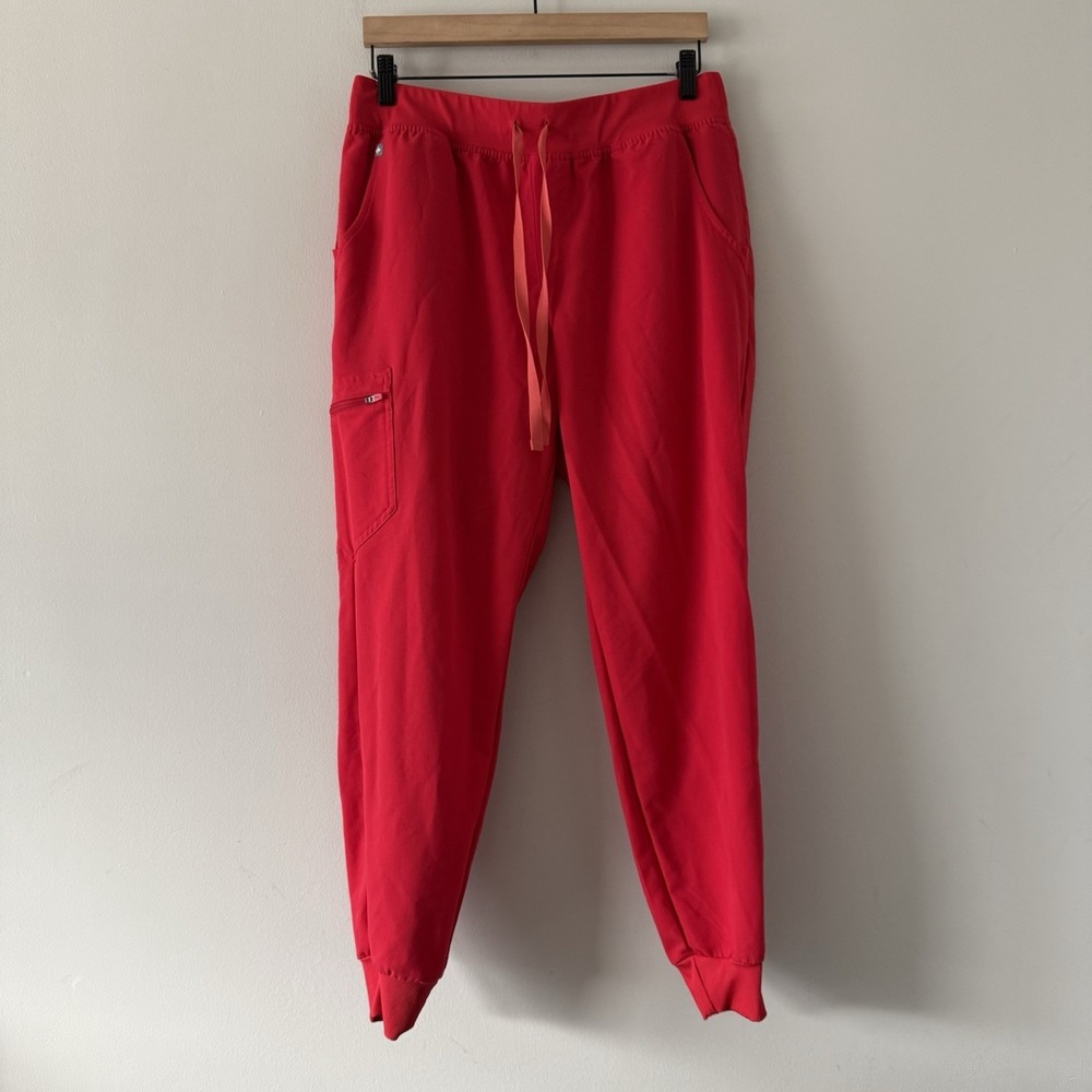 Figs Zamora Jogger Scrub Pants Womens L Nurse Doctor Hospital RN LPN Dentist